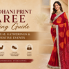Bandhani Print Saree Styling Guide for Casual Gatherings and Small Festive Events