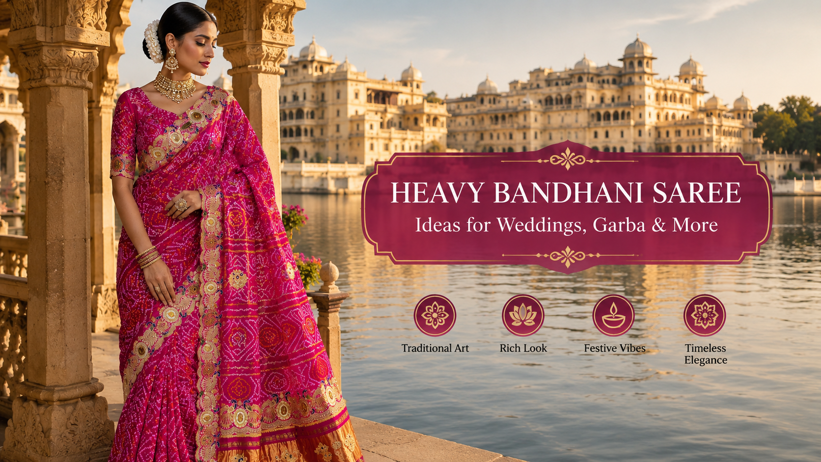 Heavy Bandhani Saree Ideas For Weddings, Garba And More