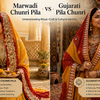 Marwadi Chunri Pila vs Gujarati Pila Chunri: Key Differences
