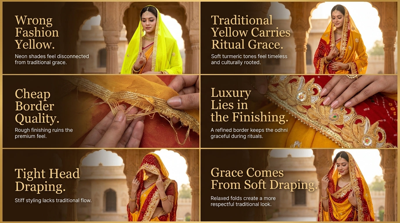 Common Mistakes in Marwadi Chunri Pila and How to Avoid Them