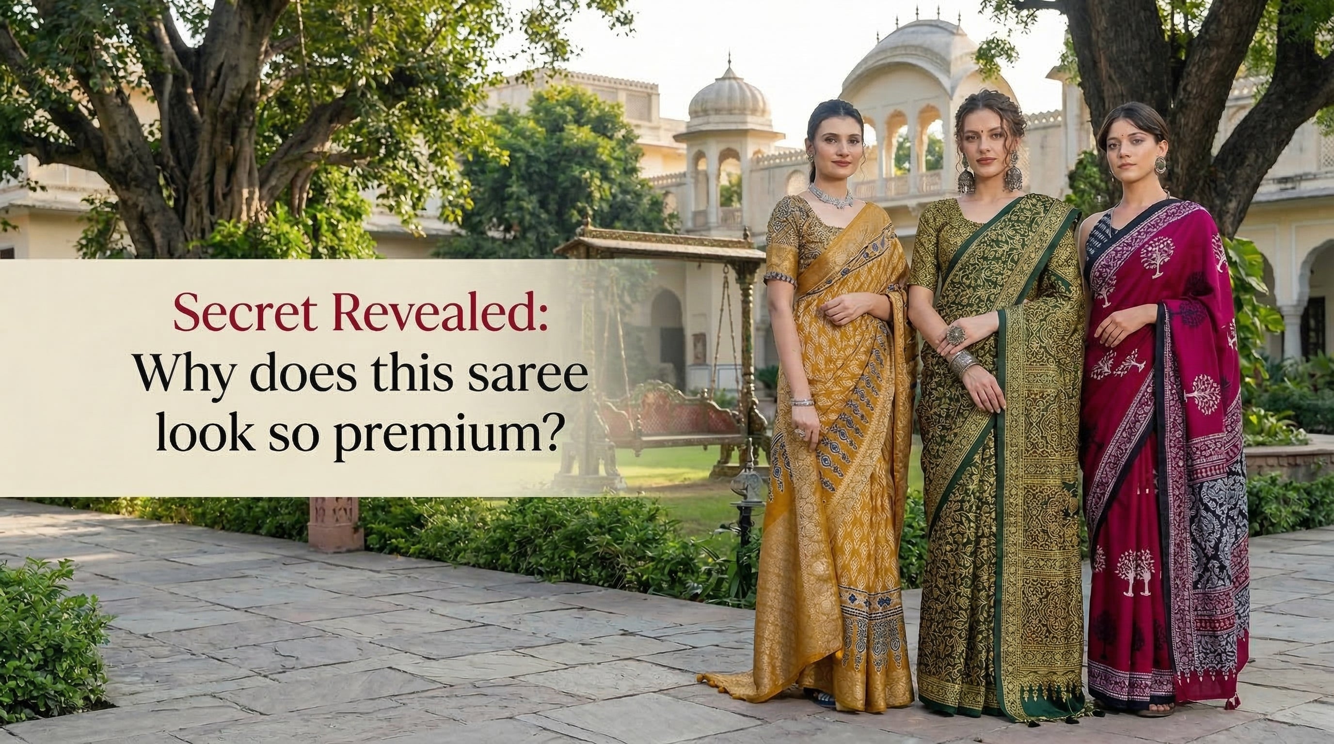 Modal Silk Ajrakh Saree: Why It Feels Light And Looks Premium
