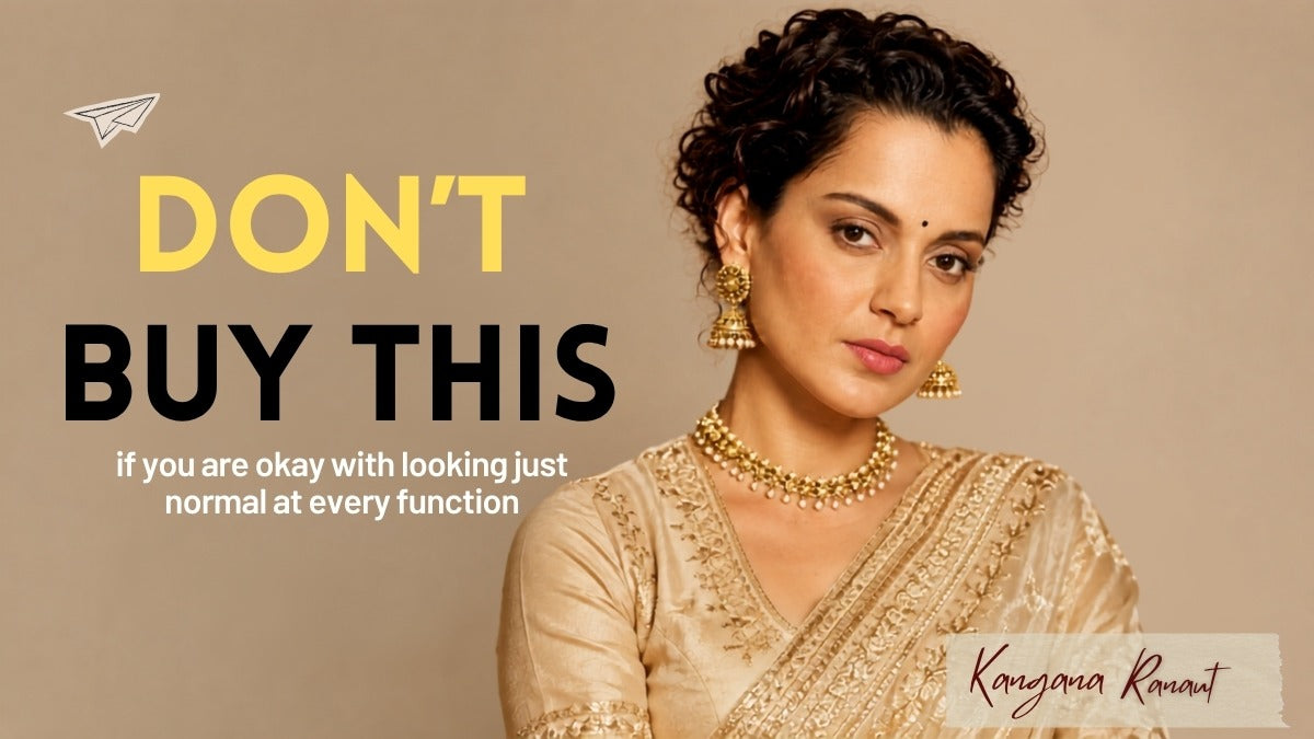 Kangana Ranaut Saree Style: From a ₹600 Drape to a Royal Kanjivaram