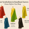 Colour Symbolism in Bandhani Sarees – Know Before You Shop