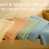 Why Simple Cotton Sarees Are Perfect for Indian Summers