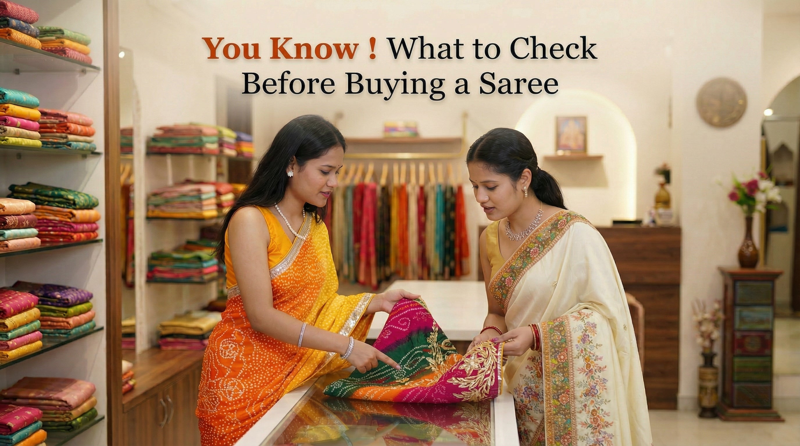 Gujarati Bandhani Sarees Buying Guide: Fabric, Tie-Dye And Quality Check