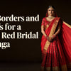 Zari Borders and Motifs for a Royal Red Bridal Lehenga