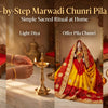 Step by Step Puja Guide for Marwadi Chunri Pila at Home