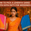 How to Pick a Leheriya Saree with Gota Patti for Weddings