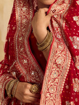 Buy Georgotte Bandhani Style Saree KcPc 