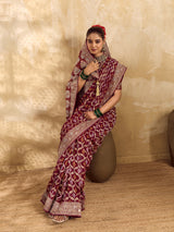 Buy New Traditional Style Saree With Cutdana Gulin Work KcPc