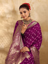 Buy Viscos Silk Bandhani Saree With Zari Borderunder 2000