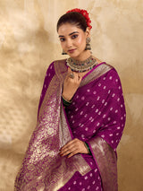 Buy Viscos Silk Bandhani Saree With Zari Borderunder 2000