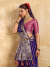 Buy New Pure khaddi Georgette Banarasi Handloom Leheriya Zari Weaving Saree