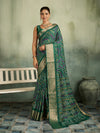 KcPc New LatestCotton Silk Bandhani Style With Zari Border Work Saree STL