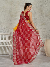 KcPc Georgette Sarees with Traditional GotapattiKDN