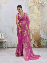 KcPc New Premium Chiffon Saree with Graceful Ethnic Style and Festive CharmDWA