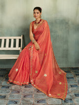 KcPc New Latest Kota doria Leheriya Style With Gotapatti Work Saree MHS