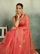 KcPc New Latest Kota doria Leheriya Style With Gotapatti Work Saree MHS