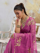 KcPc New Premium Chiffon Saree with Graceful Ethnic Style and Festive CharmDWA