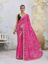 KcPc Royal Festive Wear Saree Crafted in Soft Georgette Fabric PDM