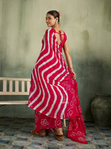 KcPc New Lightweight Chiffon Saree in Leheriya Design Casual WearSUL