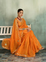 KcPc New Launch Kota doria Leheriya Style With Gotapatti Work Saree MHS
