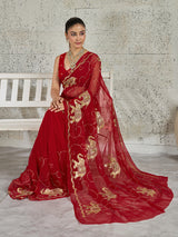 KcPc New Luxury Chiffon Saree Designed for Festive & Traditional OccasionsDWA