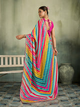 KcPc Premium Leheriya Style Sarees for Festive WearGAN
