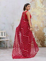 KcPc Beautiful Cotton Silk Zig Zag Saree with Bijiya WorkSRK