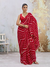KcPc Beautiful Cotton Silk Zig Zag Saree with Bijiya WorkSRK