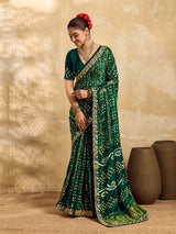 Buy New Royal Ghatchola Style Saree with Gota Patti Work KcPc
