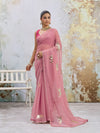 KcPc New Beautiful Chiffon Saree with Rich Gota Work and Royal Appeal