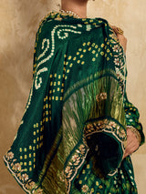 Buy New Royal Ghatchola Style Saree with Gota Patti Work KcPc