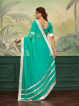 Buy New Premium Saree with Rich Gota Border Work KcPc
