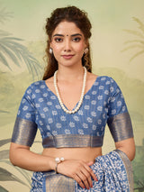 Buy Printed Style With Zari border