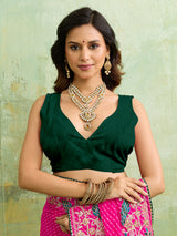 Leheriyrea style saree with embroidery work