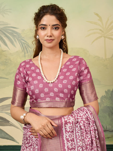 Buy Printed Style With Zari border