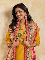 KcPc Latest Ghatchola Art silk Bandhej Heavy Border DupattaZHR