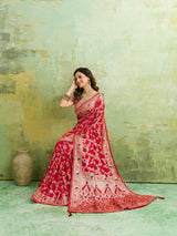  Silk With Zari Weaving Saree under 2000