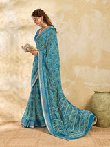 Buy Casual Style Chiffon Saree Kcpc Image 2