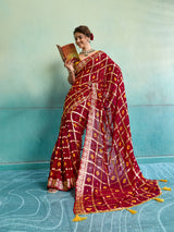 KcPc New Elegant Georgette Casual Saree With Zari WeavingCHAND