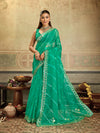 KcPc New Spiceal Organza Leheriya Style With Gotapatti Work Saree MHS
