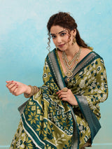 Buy Printed Style With Zari border