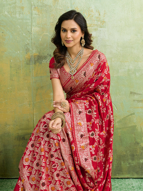  Silk With Zari Weaving Saree under 2000
