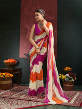KcPc Premium Chiffon Saree with Cutdana Work SHCR