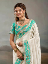 Buy New Designer Saree with Traditional Gotapatti Work KcPc