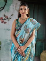 KcPc Premium Office Wear Leheriya Cotton Silk Saree with Blouse PieceSTL