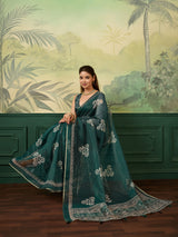 Buy Bandhani Saree With Casual Wear