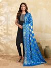 KcPc Special Silk Bandhani Dupatta with Handmade Work Sky Blue SA