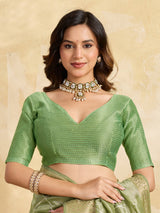 KcPc New Cotton Silk Gotapatti Work SareePista SWA